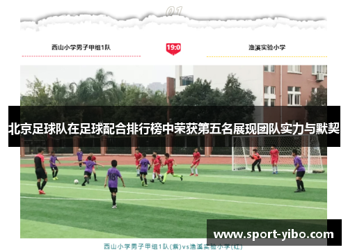 北京足球队在足球配合排行榜中荣获第五名展现团队实力与默契
